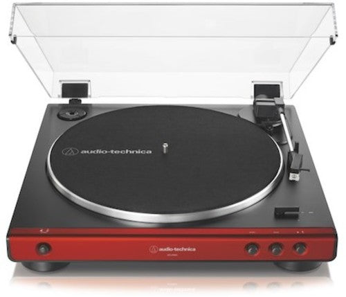 Audio Technica AT-LP60XBT-RD Turntable (Bluetooth, Belt Drive, Fully Automatic)
