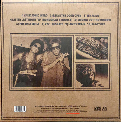 Bruno Mars + Anderson .Paak - An Evening With Silk Sonic