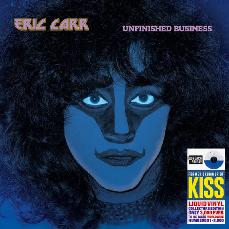 Eric Carr from KISS - Unfinished Business: The LIQUID VINYL NUMBERED EDITION